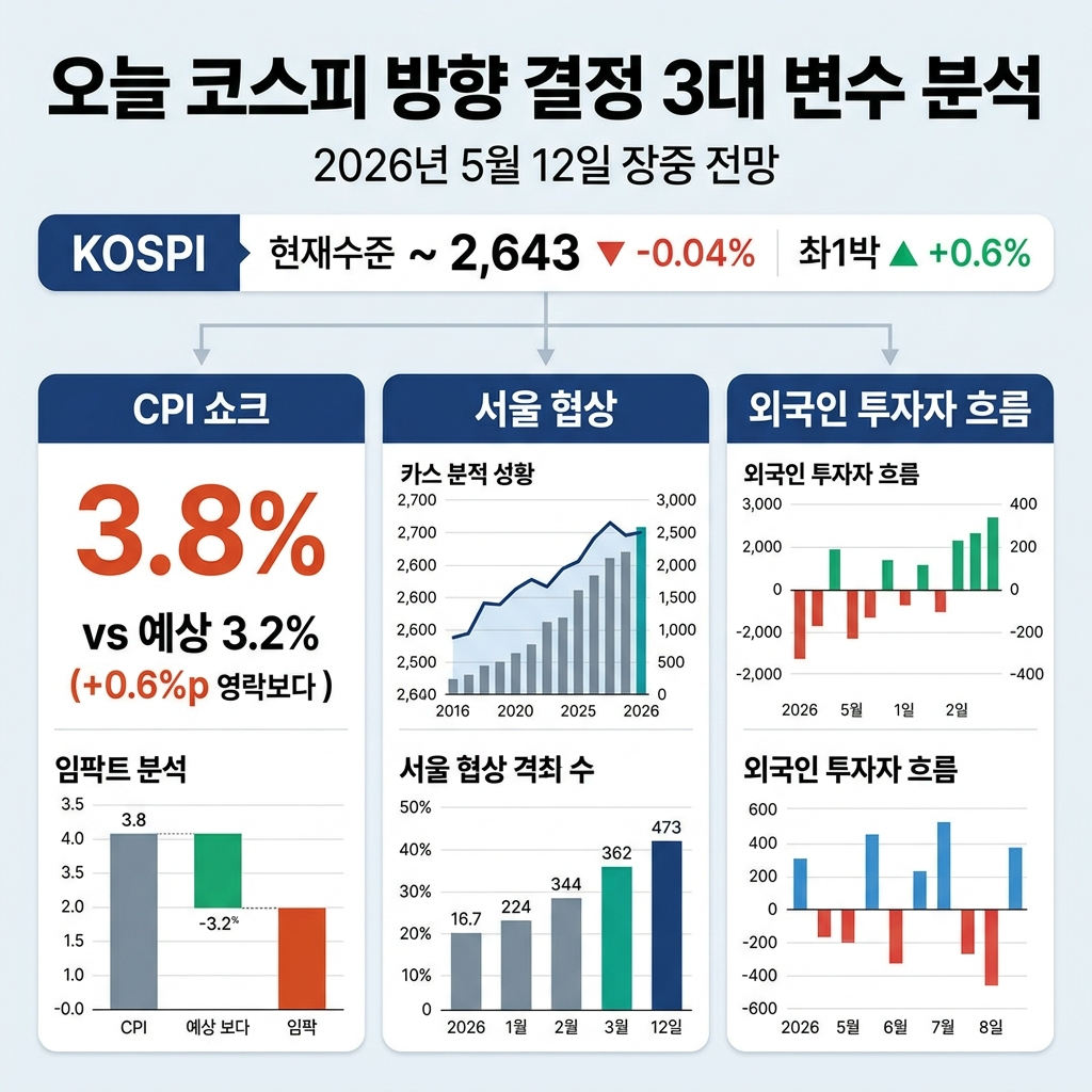 코스피 방향을 결정하는 3대 변수를 분석