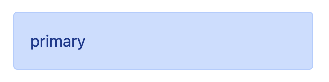bootstrap alert primary