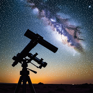 망원경과 별