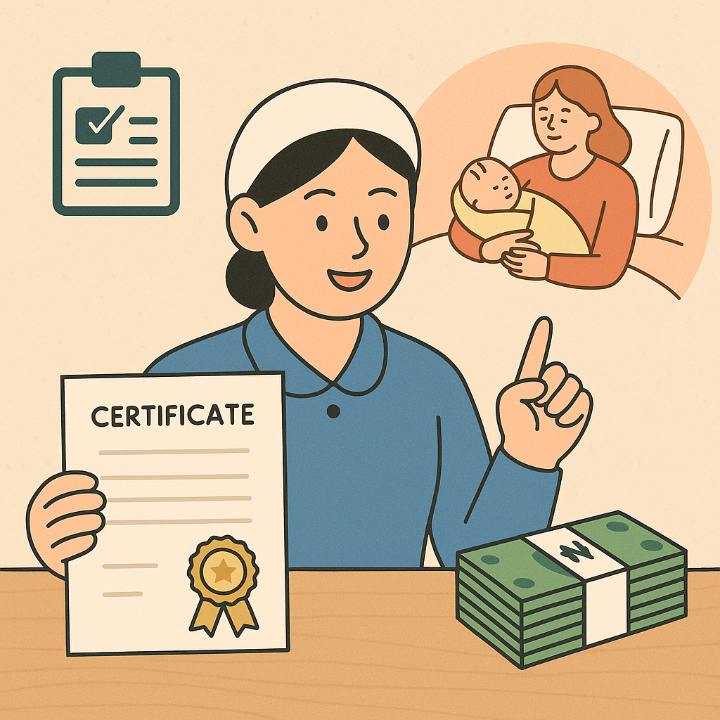 산후조리사 자격증