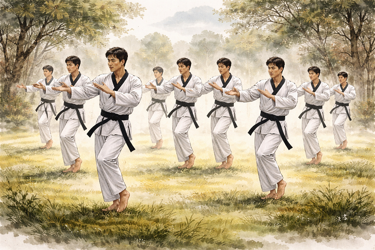 태껸 품밟기는 단순한 발동작인가