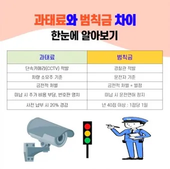 범칙금과 과태료의 차이한눈에 비교하기로_17