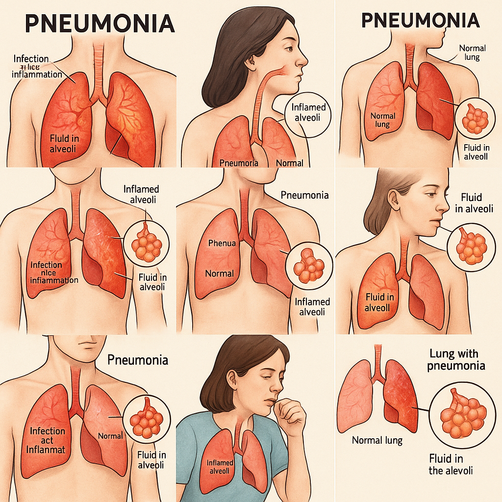 폐렴에 관한 모습