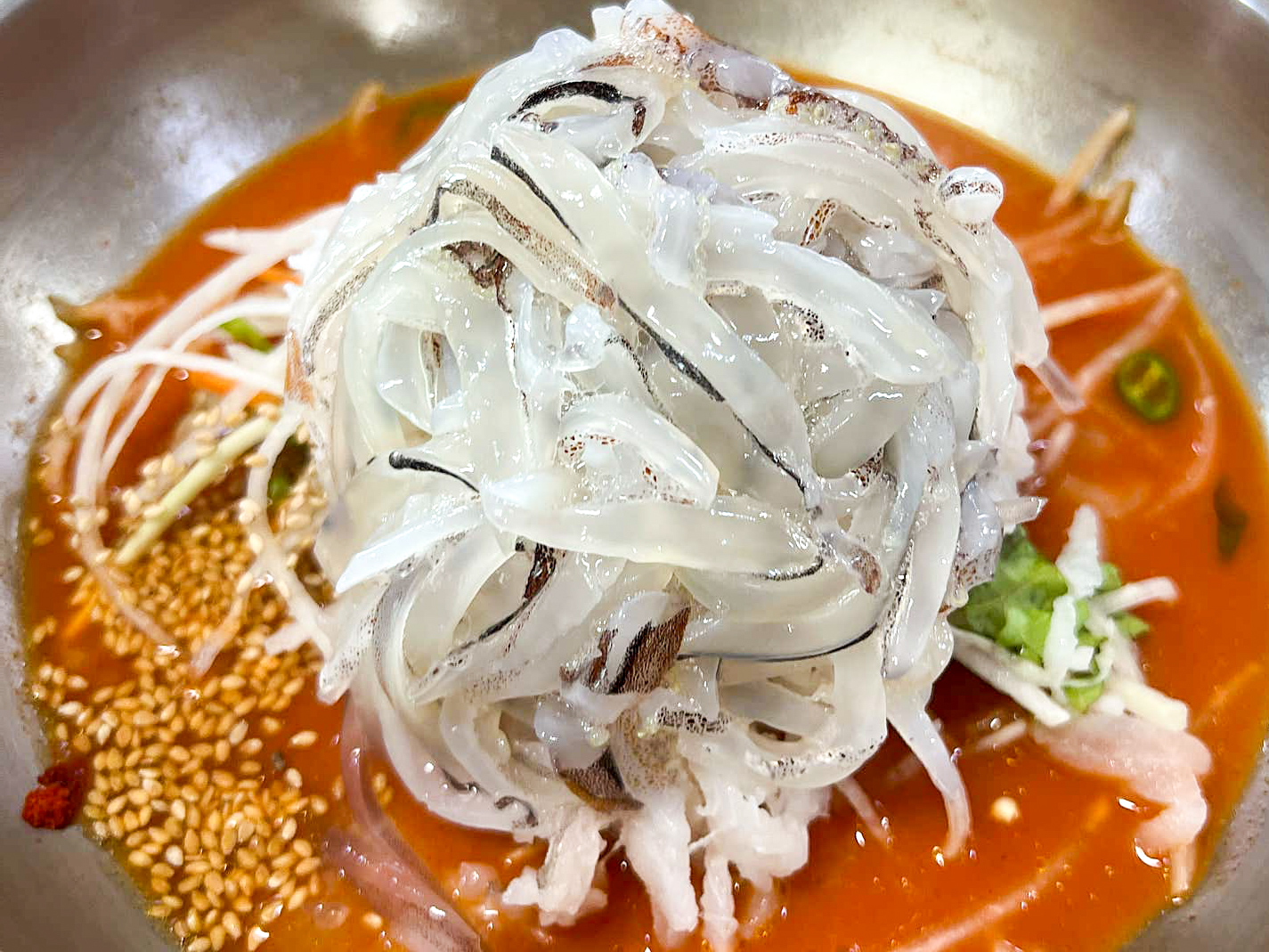 전현무계획 속초 산오징어물회 메뉴 사진