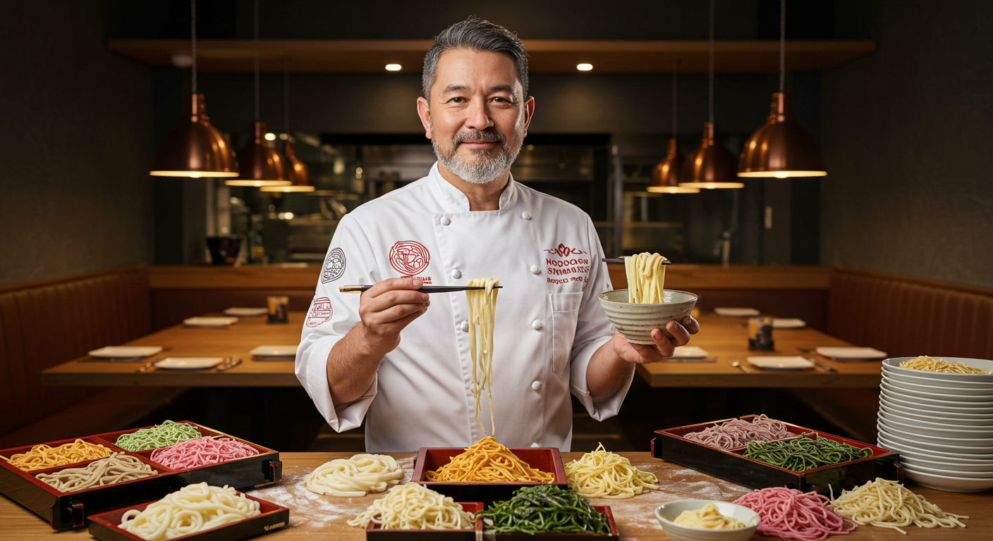 누들소믈리에 가닥두께 탄력복원 글루텐망