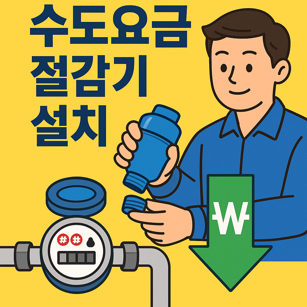 수도요금 절감기 설치