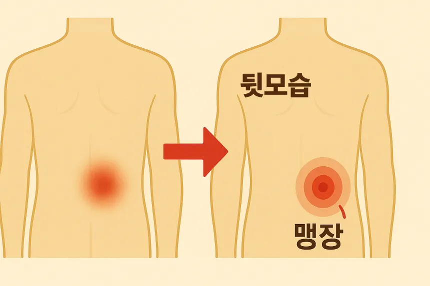 맹장 위치