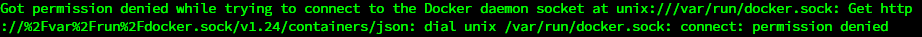 docker) Got permission denied while trying to connect to the Docker daemon socket at unix 에러 해결하기