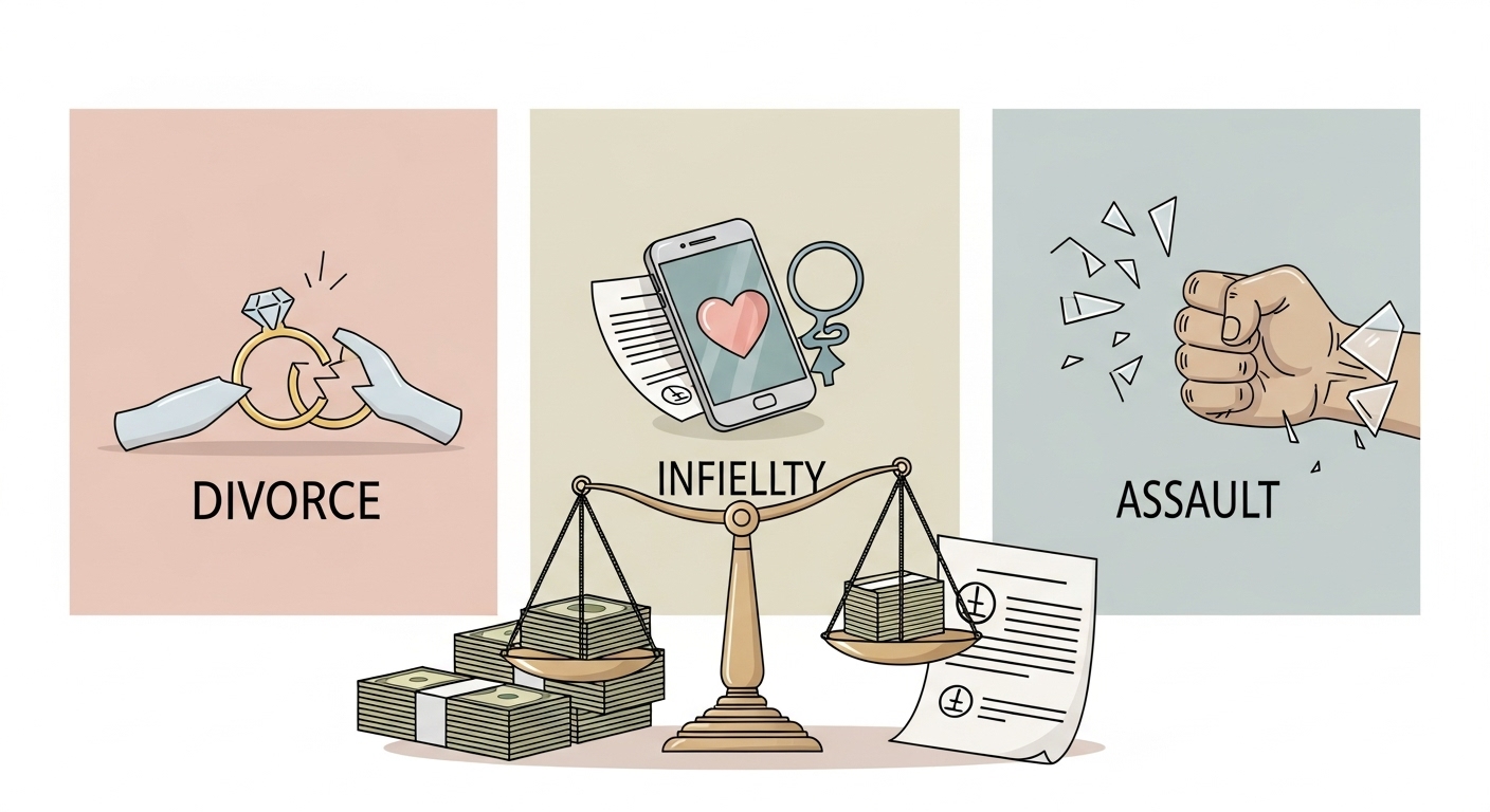 위자료금액, 이혼소송, 불륜위자료, 상간자소송, 가정폭력, 정신적피해, 위자료판례, 법률상식, 생활법률, 혼인파탄