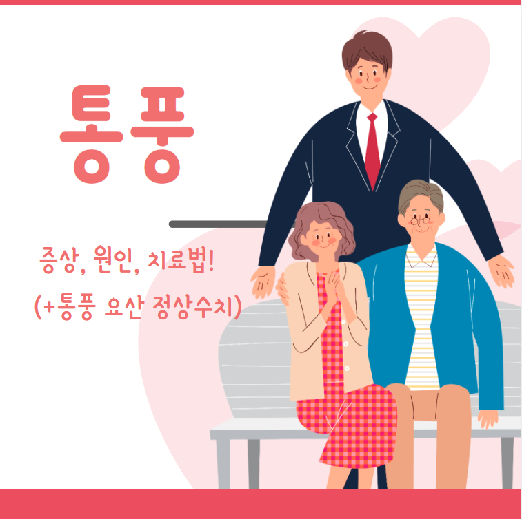 통풍 증상 원인 치료법 완벽정리(+통풍 요산 정상수치 진료과)
