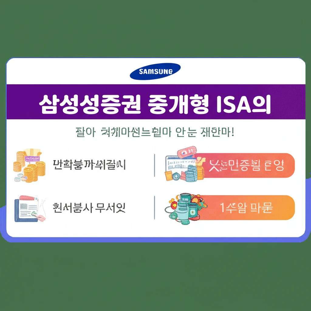 삼성증권 ISA 수수료 절감 방법 및..