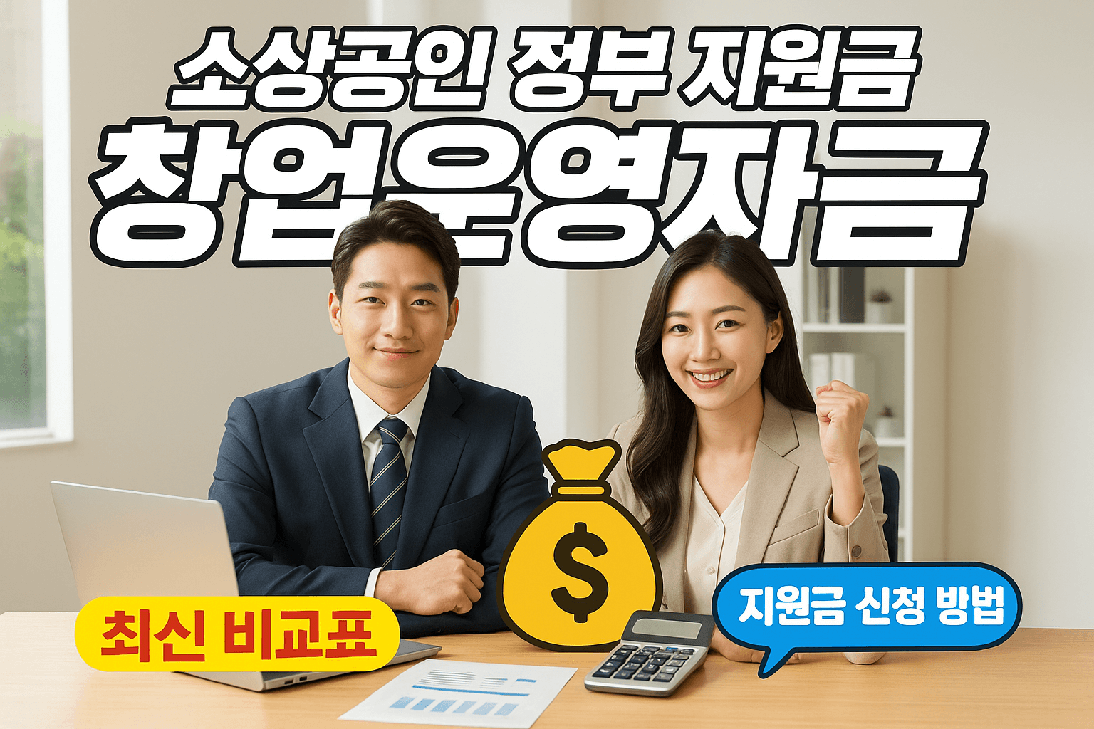 소상공인 정부 지원금 및 창업&middot;운영자금 비교 안내