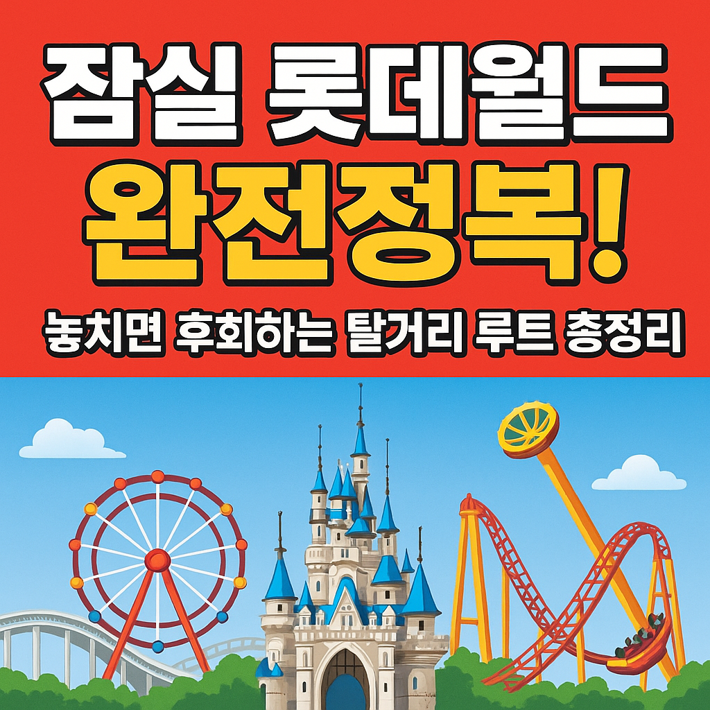 서울 롯데월드 자유이용권 구매하기