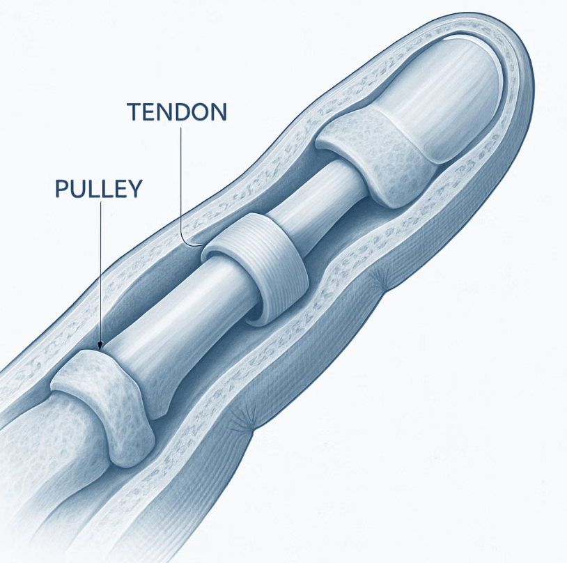 손가락 속의 &amp;#39;힘줄&amp;#39;과 &amp;#39;터널&amp;#39;