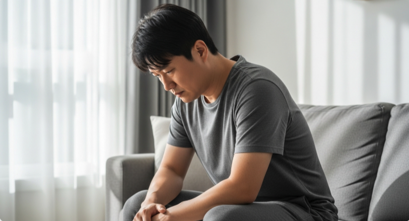 허벅지 근력 감소 생활 모습