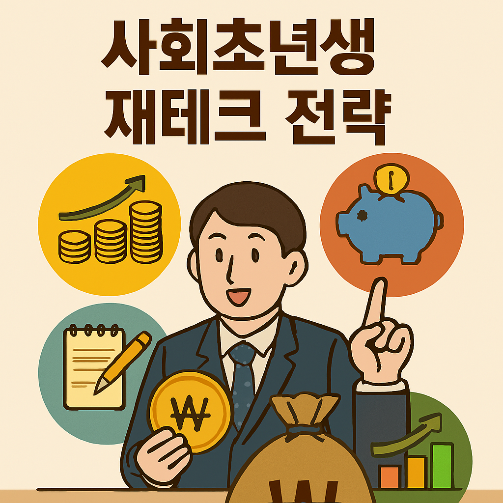 사회초년생 재테크 전략 저축, 투자, 절약