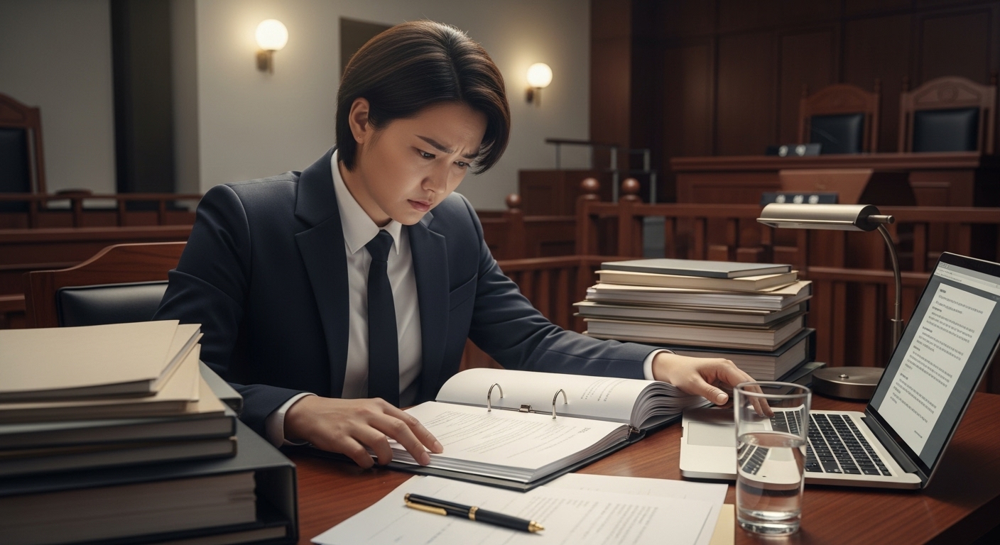 사건번호·피고인 정보 잘못 적는 실수