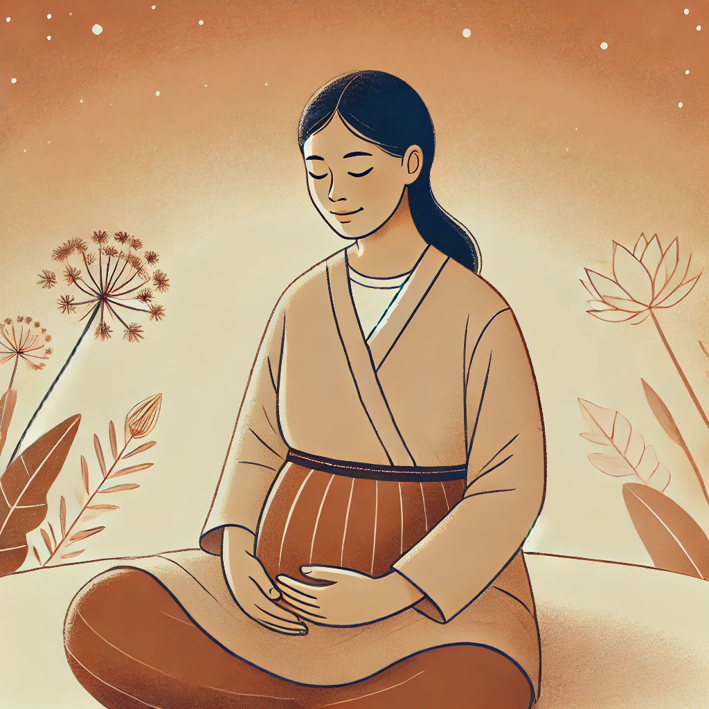 임신중기의 여성