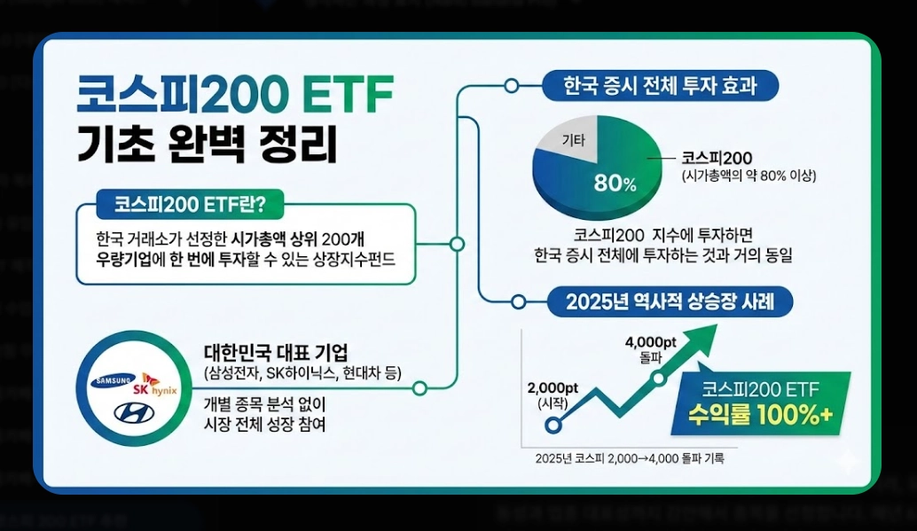 코스피200 ETF 추천 TOP 7 [2026년] 필수 확인 4가지 및 유형별 맞춤 전략
