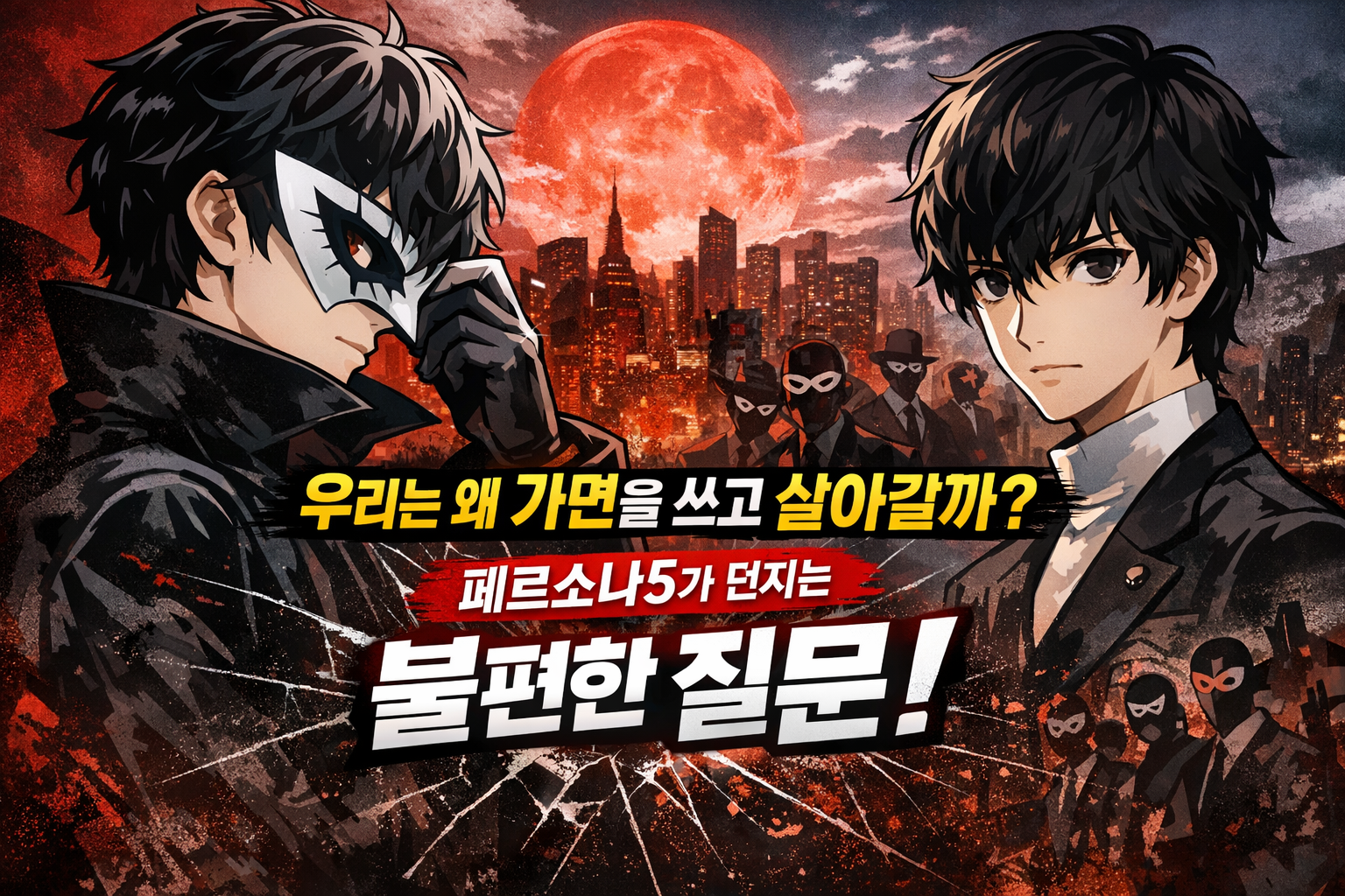 우리는 왜 가면을 쓰고 살아갈까? &ndash; 페르소나5가 던지는 불편한 질문