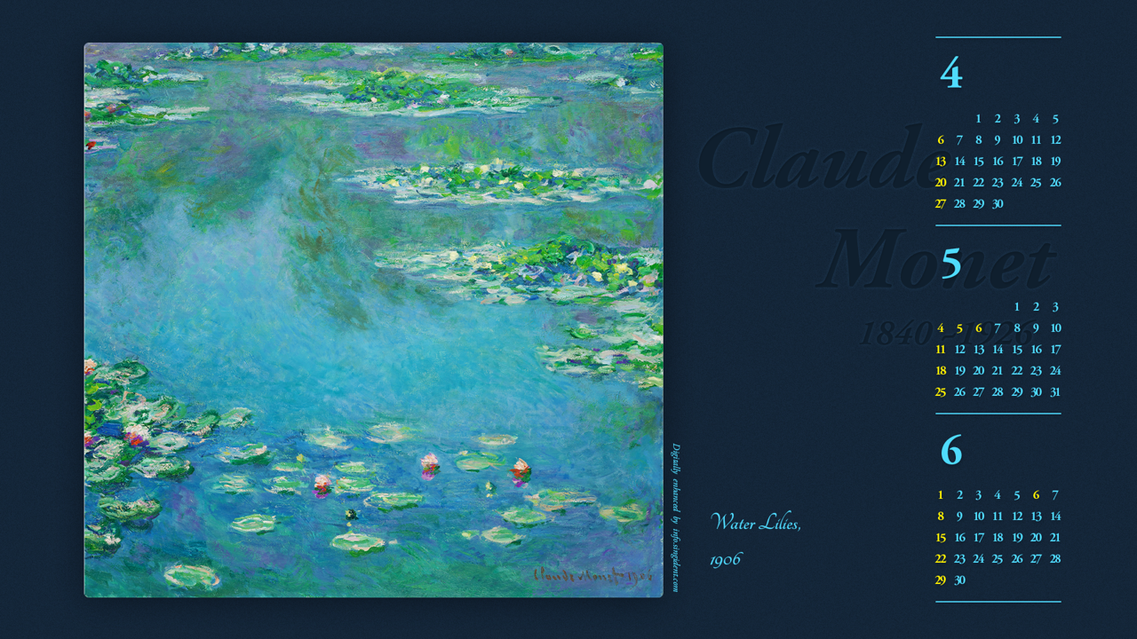 04 수련 1906 B - 2025년5월 노트북배경화면