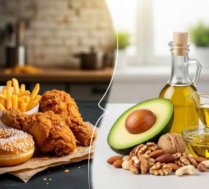 피해야 할 고지방 음식