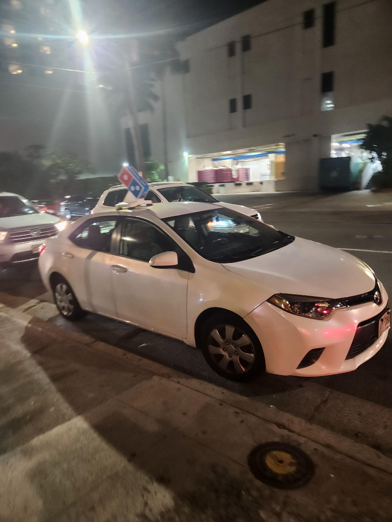 미국 하와이 호놀룰루 와이키키 도미노 피자