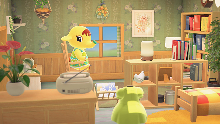 엘레핀 힐링 독서 타임 모여라 동물의 숲 해피홈 파라다이스