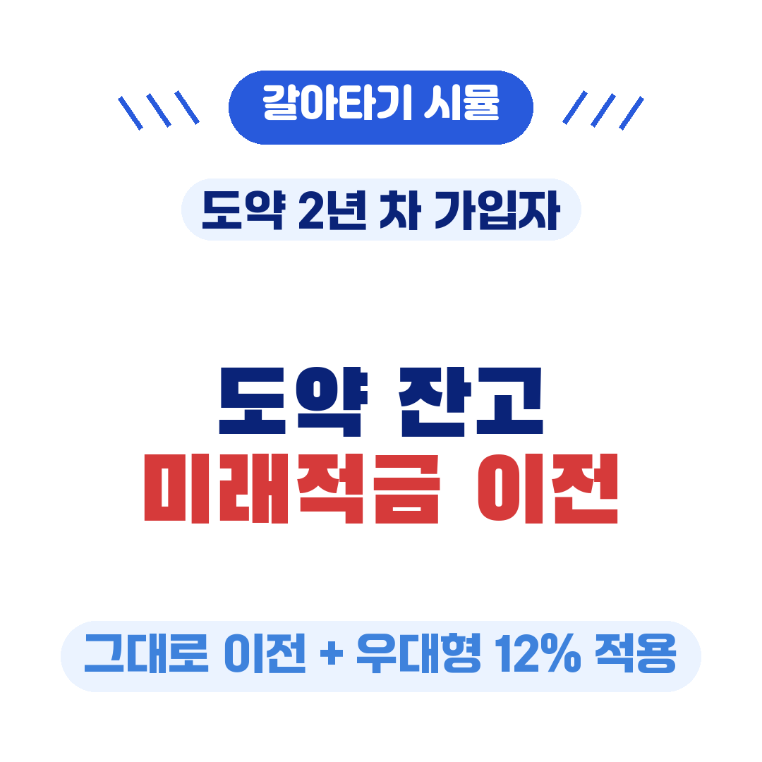 청년미래적금 청년도약계좌 이전