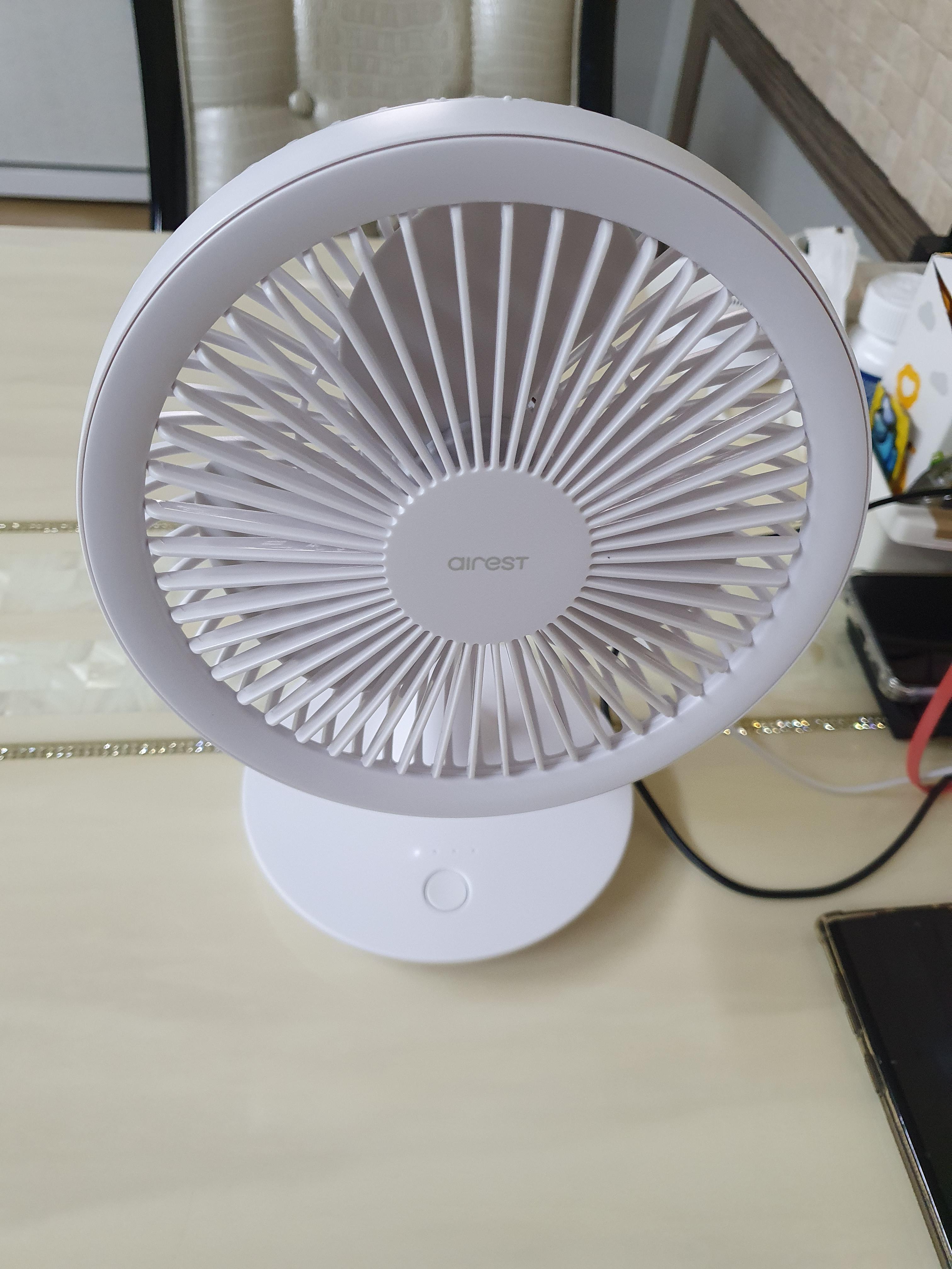 작동중인 미로 에어레스트 미니팬