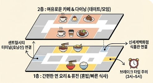 파미에스테이션 위치 및 구조