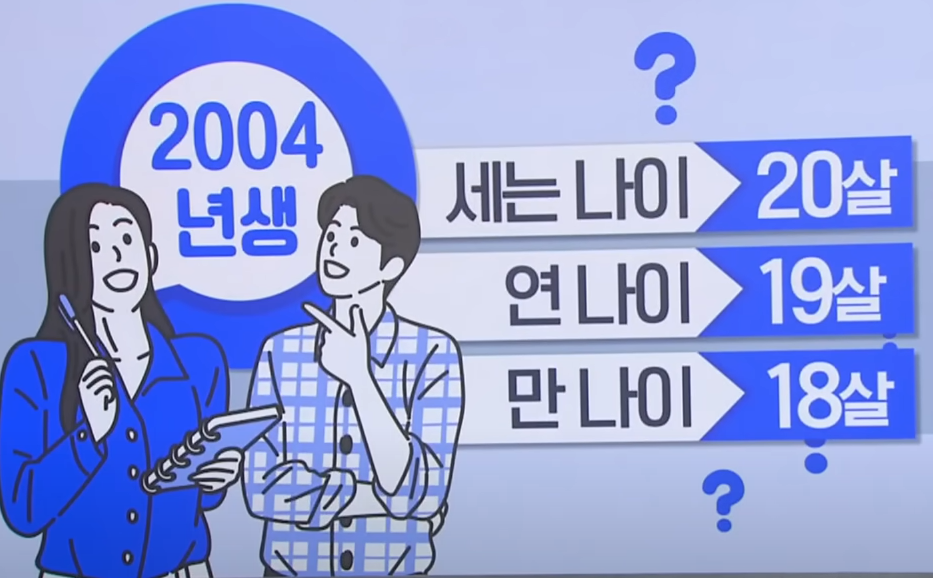 2004년생 만나이 관련 궁금증
