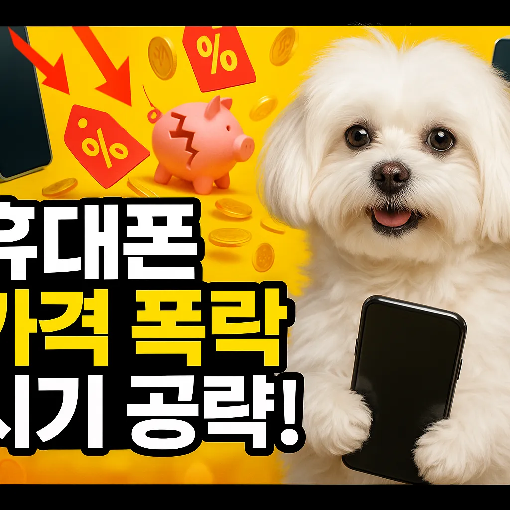 📱 휴대폰 가격 폭락 시기 완벽 정리! 최저가 구매 타이밍은?