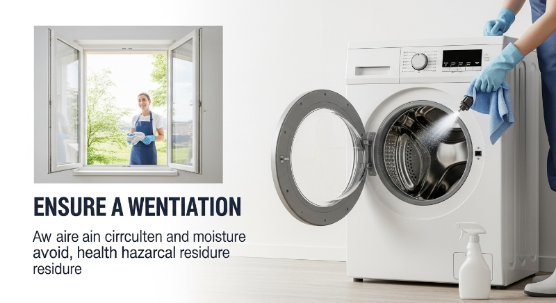 청소 중에는 창문을 열어 충분히 환기시켜 주세요.