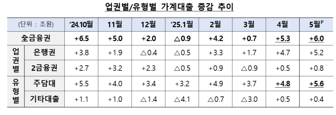 6월 부동산 대출 규제 발표 배경