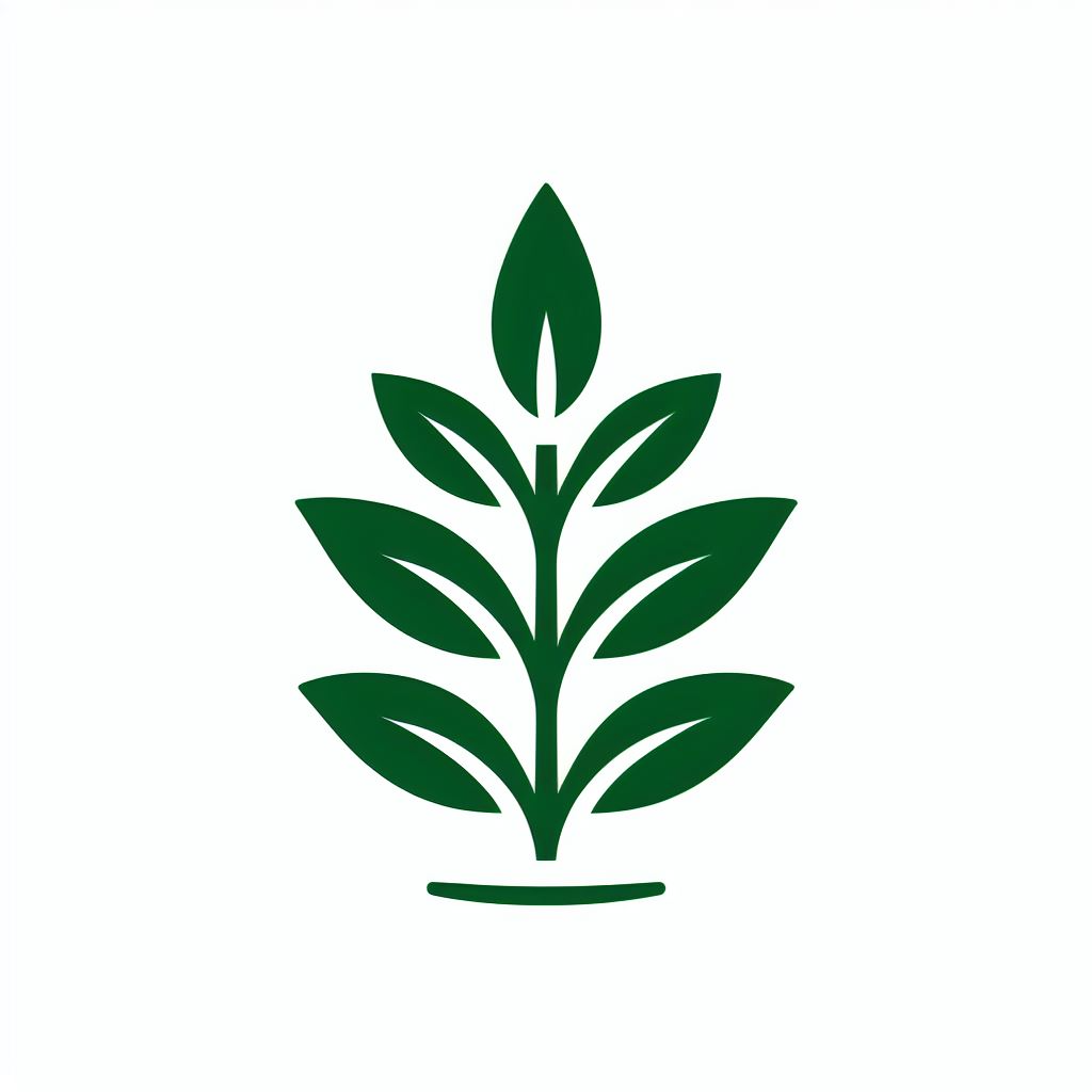 녹색 나물 로고 1