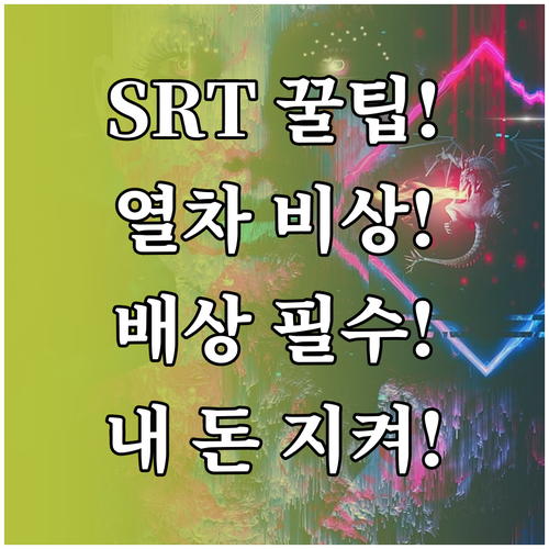 SRT 귀책 사유 열차 지연 운행 중..