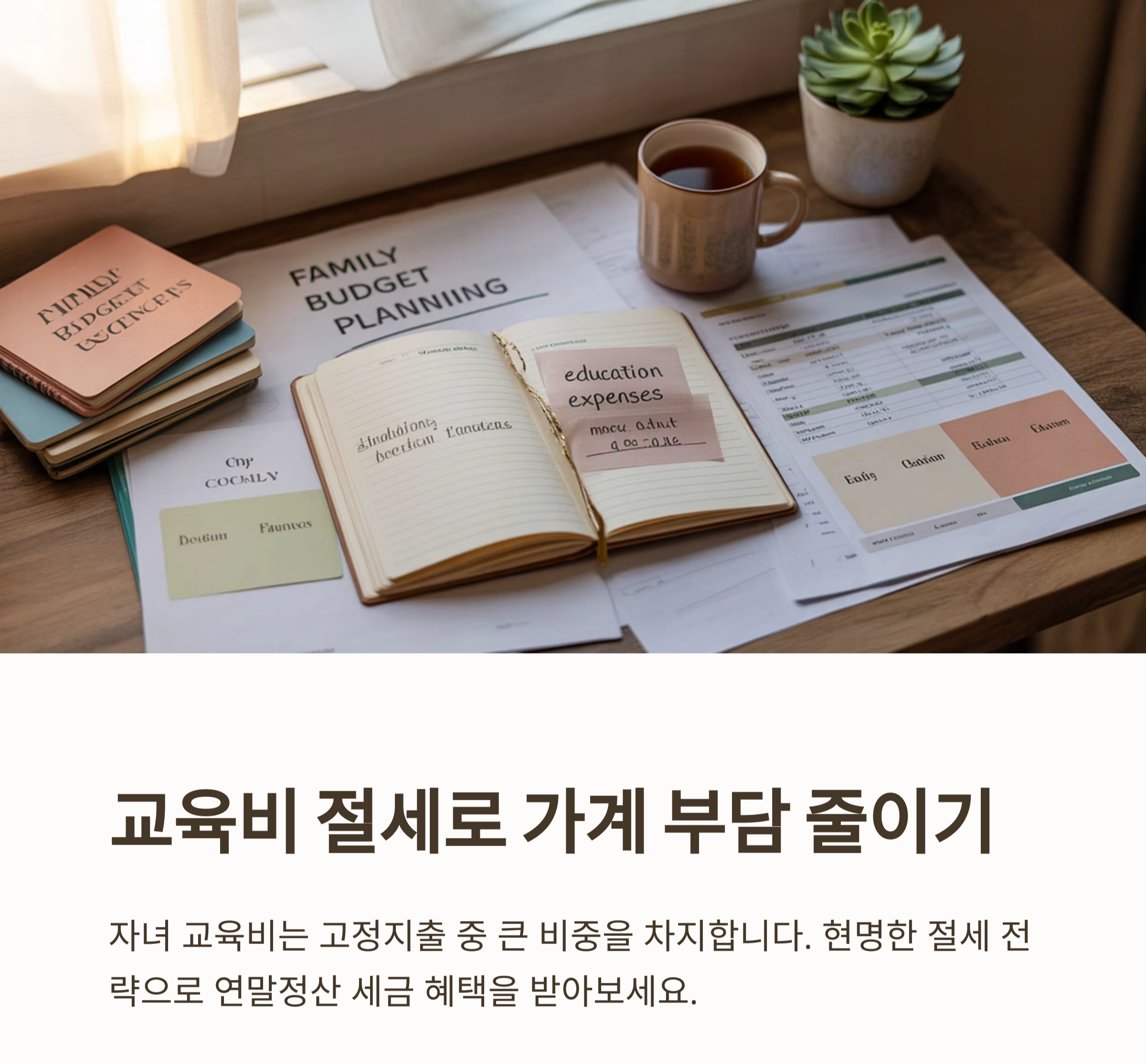놓치면 손해! 자녀 교육비 절세 전략 완전 정리