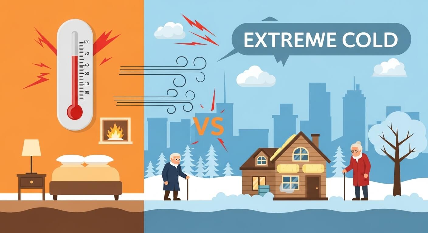 급변하는 날씨에 따른 위험성과 환경 요인