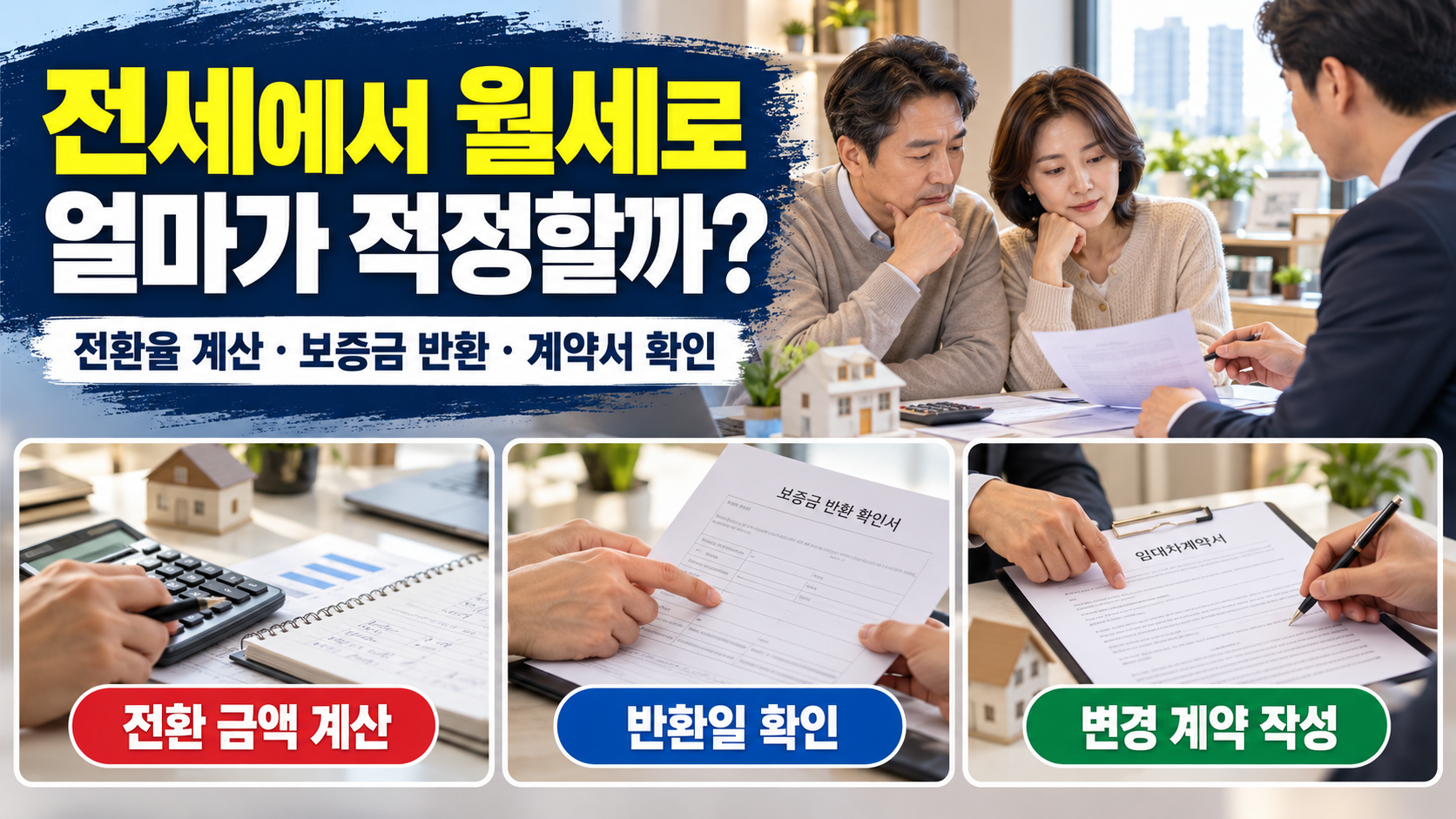 전세 월세 전환