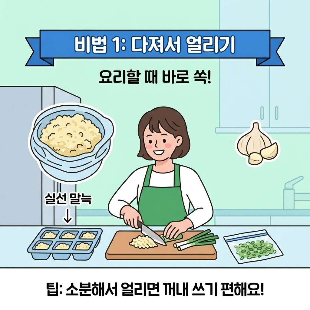 깐마늘 오래보관하는 방법