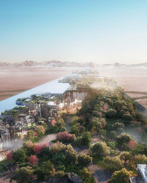 네옴시티 - 더라인 옥상 정원