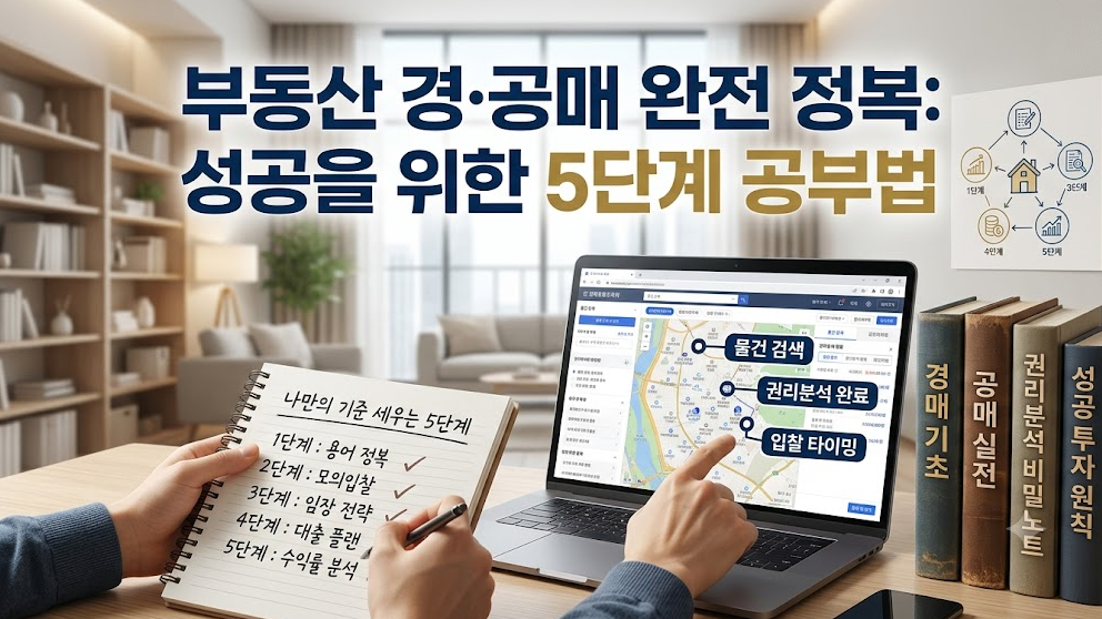 부동산 경매 공부법 (권리분석, 공부순서, 임장)