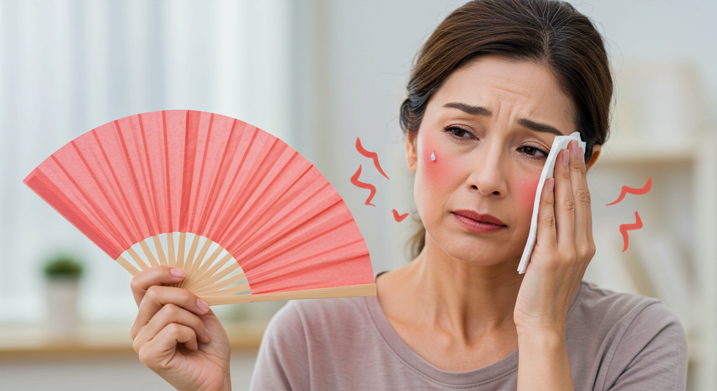 갱년기 열 오르는증상, 극복방법 (+갱년기 증상 자가진단)