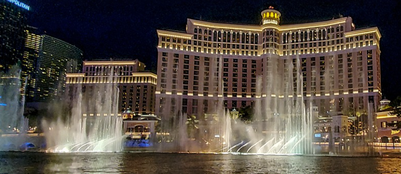 라스베가스 분수 사진