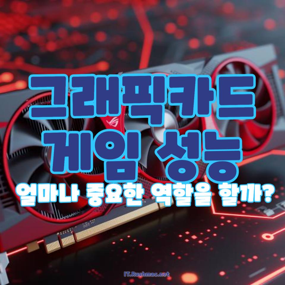 고사양 게임에서 그래픽카드의 비중