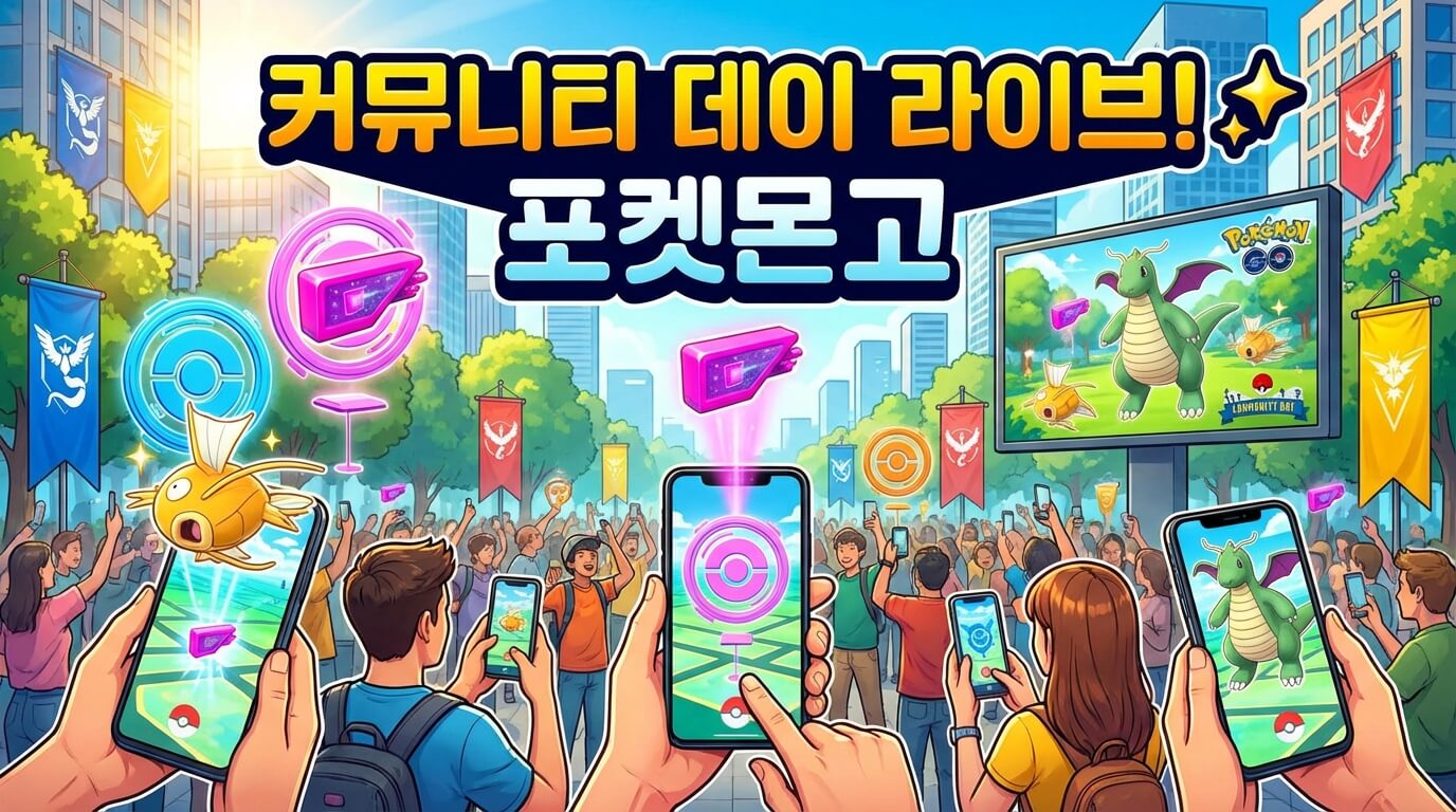포켓몬고 커뮤니티데이 실제 현장 후기