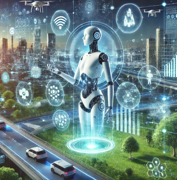 AI의 미래를 형상화 한 그림