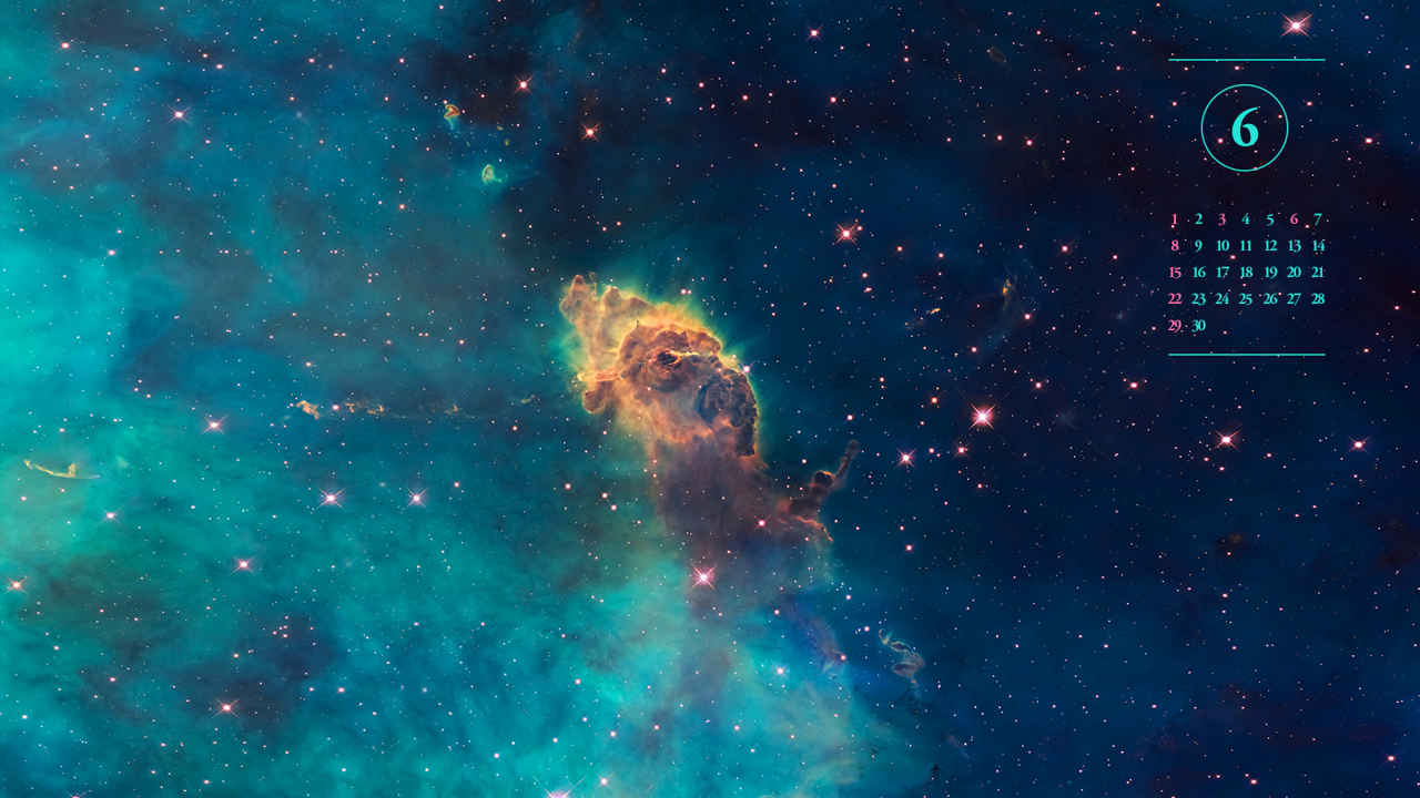10 용골자리 성운 A - 2025년6월 노트북배경화면