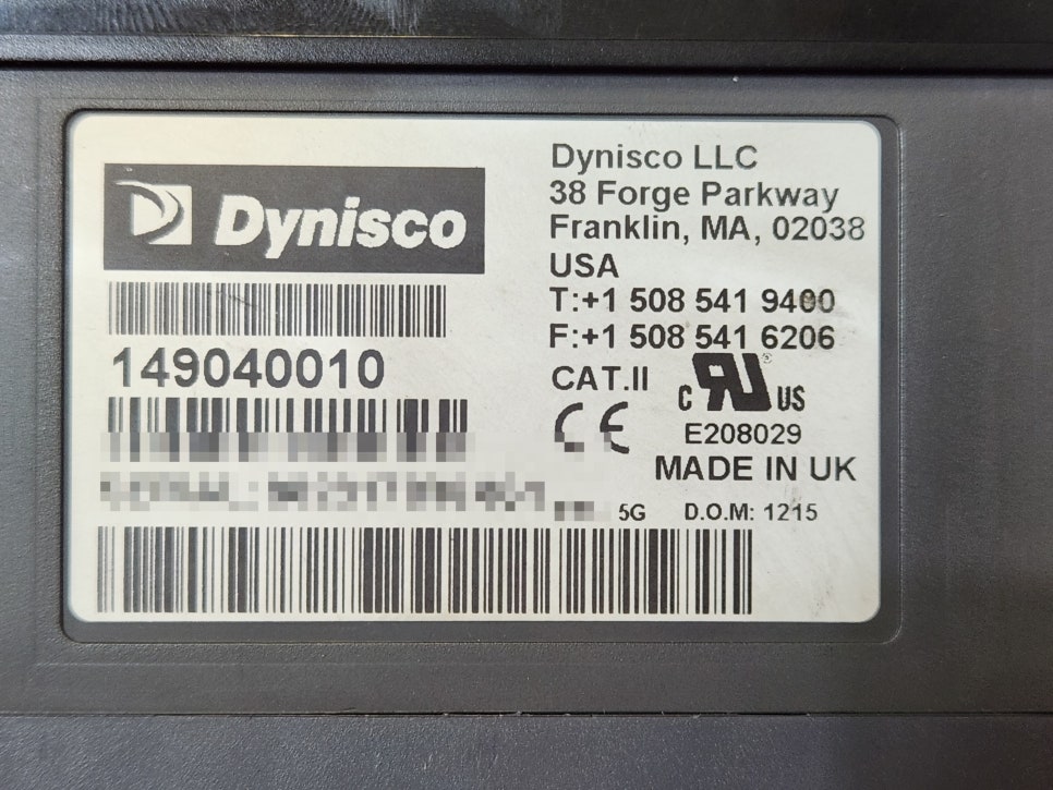 Dynisco 1490 컨트롤러 전원무감 수리 완료